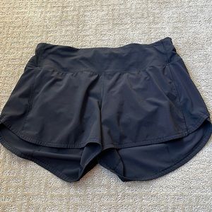 Black  Lululemon shorts with zipper!!!
